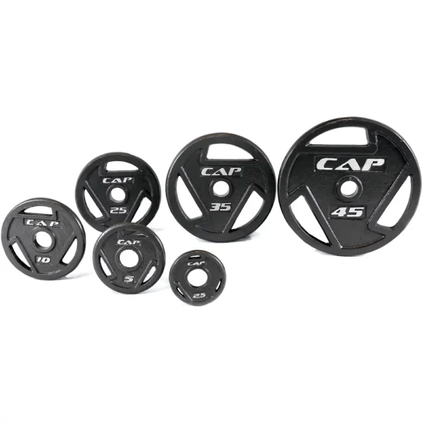 Barbell 45lb Grip Plate Black Gym Equipment Gym Accessories Men Workout Bodybuilding Fitness Grip Weightlifting.jpg