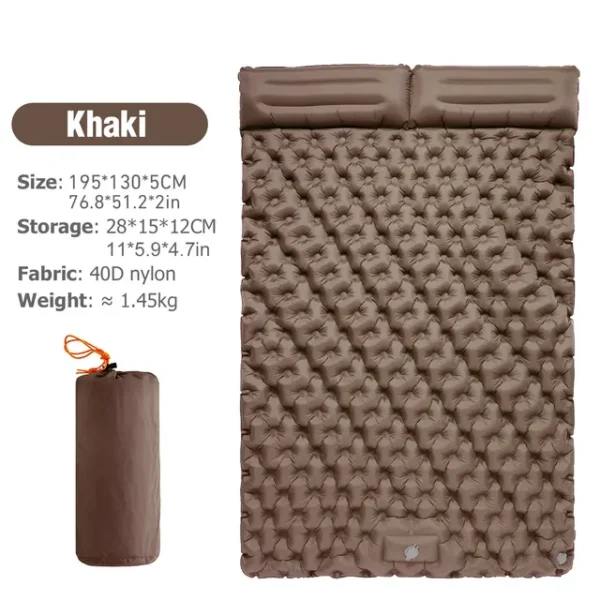WESTTUNE Double Inflatable Mattress with Built in Pillow Pump Outdoor Sleeping Pad Camping Air Mat for.jpg 640x640.jpg 3